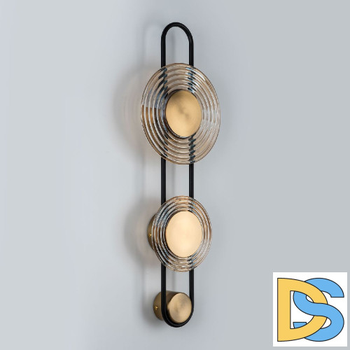 Настенный светильник Modestyle MS.1506.02 BK-BS