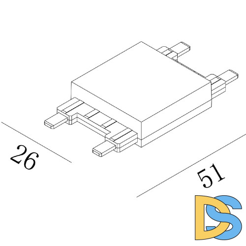 Коннектор SWG PRO CN-SLIM-WH-I 022067