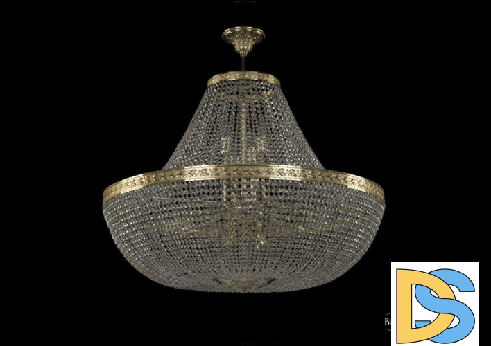 Люстра на штанге Bohemia Ivele Crystal 19051/H1/90IV G