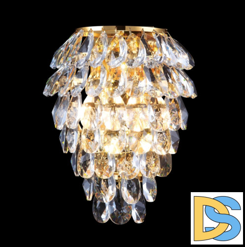 Бра Crystal Lux Charme CHARME AP3 GOLD/TRANSPARENT