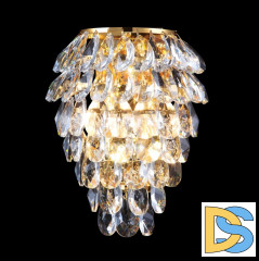 Бра Crystal Lux Charme CHARME AP3 GOLD/TRANSPARENT