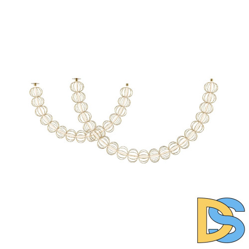 Подвесная люстра Maytoni Golden Cage MOD216PL-L42G3K