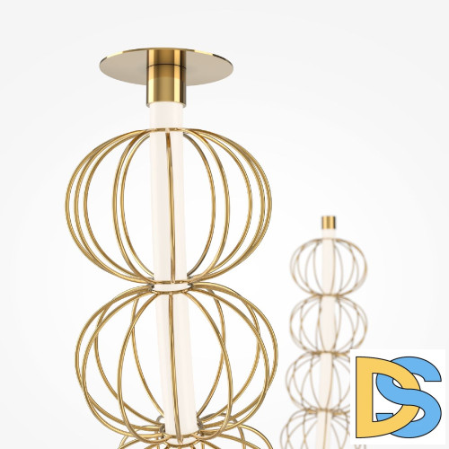 Подвесная люстра Maytoni Golden Cage MOD216PL-L42G3K