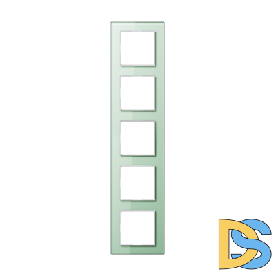 Рамка пятиместная Jung AC585GLWMT