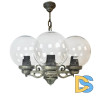 Уличный подвесной светильник Fumagalli Sichem/Bisso/G250 3L G25.120.S30.BXE27