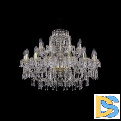 Подвесная люстра Bohemia Ivele Crystal 1403/16+8/300 G