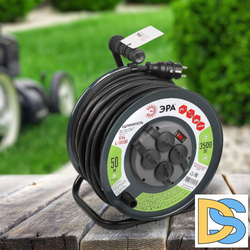 Удлинитель силовой Эра RMx-4es-3x2.5-50m-IP44(KG) Б0052919