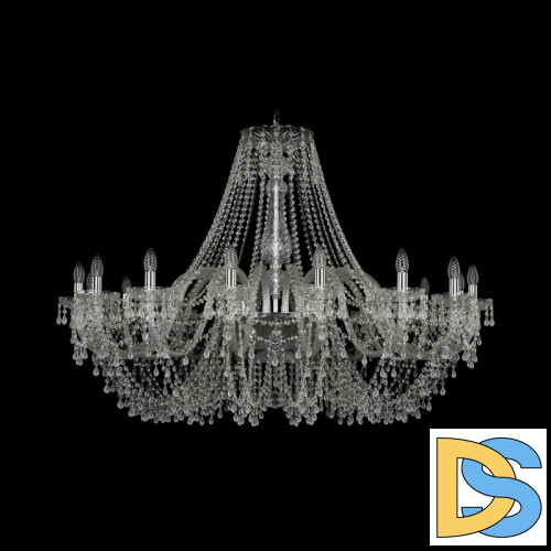 Подвесная люстра Bohemia Ivele Crystal 1410/16/460 Ni V0300