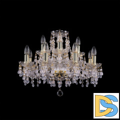 Подвесная люстра Bohemia Ivele Crystal 1410/8+4/195 G V0300
