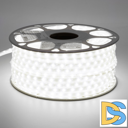 Светодиодная лента Saffit SST20 220В 6Вт/м 4000К 50м IP65 55244