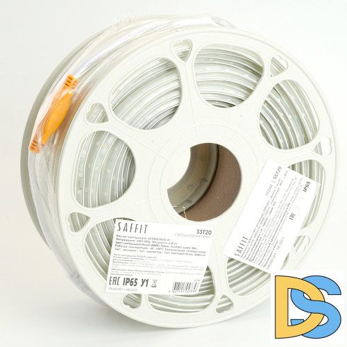 Светодиодная лента Saffit SST20 220В 6Вт/м 4000К 50м IP65 55244
