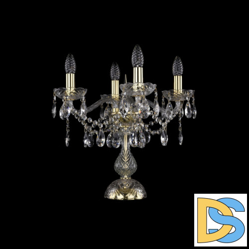 Настольная лампа Bohemia Ivele Crystal 1413L/4/141-39 G