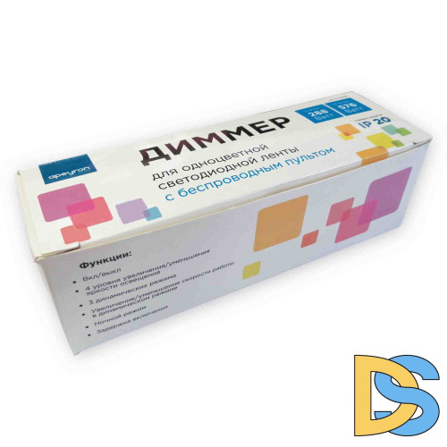 Диммер Apeyron 12/24В 288/576Вт 3 канала*8А IP20 пульт easy control радио 04-38