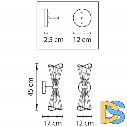 Бра Lightstar Zeta 728623