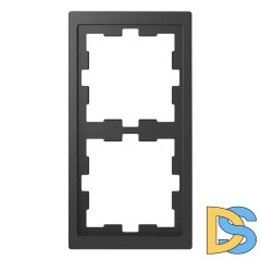 Рамка 2-постовая Schneider Electric Merten D-Life MTN4020-6534
