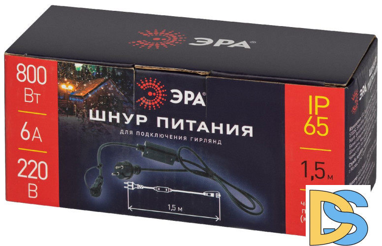 Шнур питания для гирлянд Эра ERAPS-K800 Б0051881