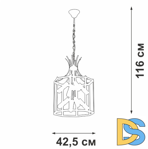 Подвесная люстра Vitaluce V3926-1/8