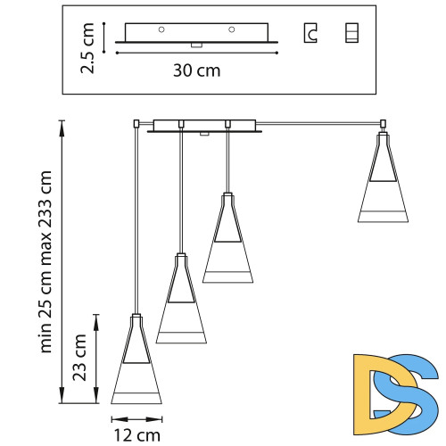 Подвесная люстра Lightstar Cone 757066