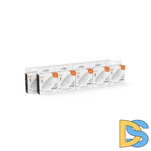 Лампа светодиодная Gauss GX53 8,5W 3000К матовая 20849192