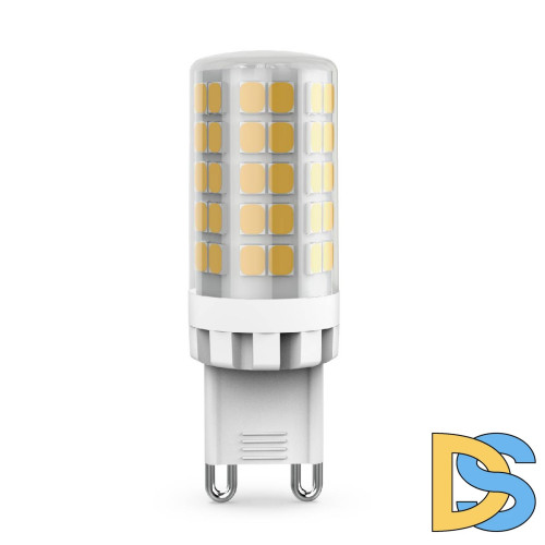 Лампа светодиодная Gauss G9 5,5W 3000К прозрачная 107009106