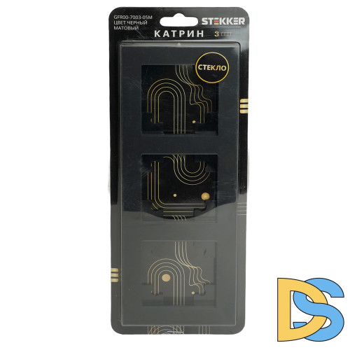 Рамка трехместная Stekker GFR00-7003-05М Катрин 49602