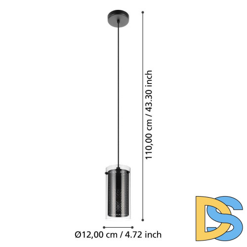 Подвесной светильник Eglo Pinto Textil 1 900341