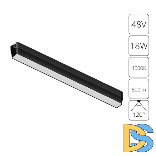 Трековый магнитный светильник Arte Lamp Rapid A6168PL-1BK