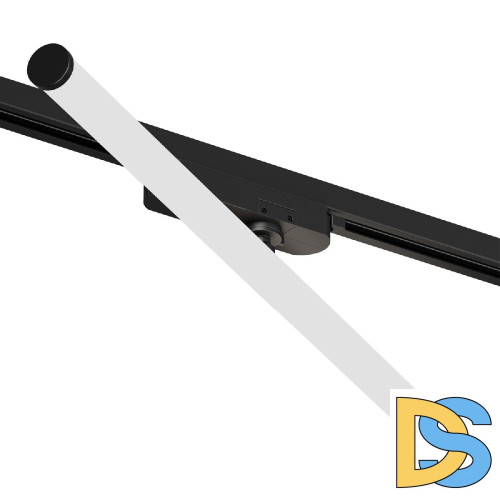 Трековый однофазный светильник Denkirs Strom DK6648-BK