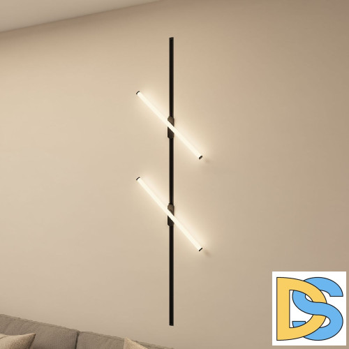 Трековый однофазный светильник Denkirs Strom DK6648-BK