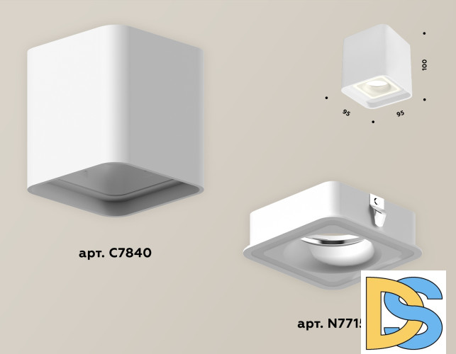 Потолочный светильник Ambrella Light Techno Spot XS7840020 (C7840, N7715)