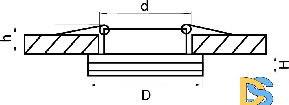 Встраиваемый светильник Lightstar Maturo 070252