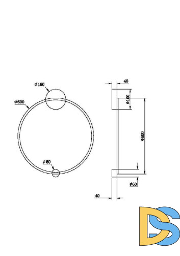 Настенный светильник Maytoni Halo MOD005WL-L35BSK