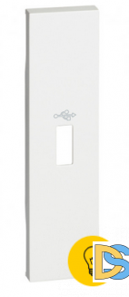 Лицевая панель для разьемов передачи данных USB 1 модуль.Белый. Btichino Living Now