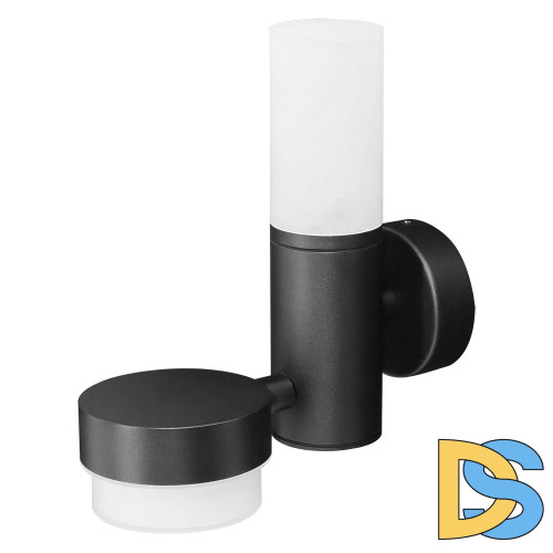 Уличный настенный светильник Arte Lamp Budapest A2360AL-2BK