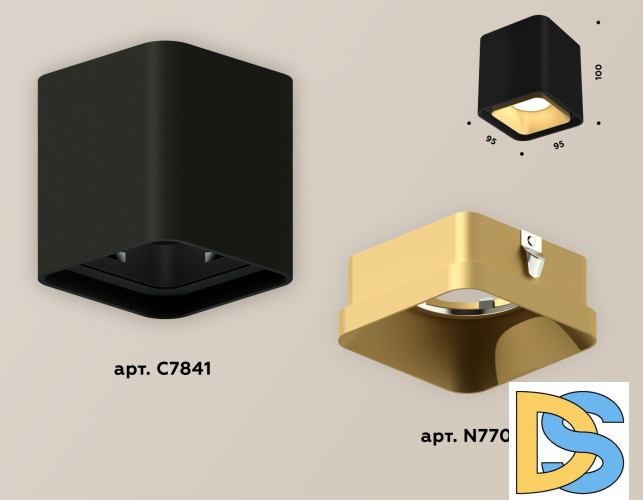 Накладной светильник Ambrella Light Techno XS7841004 (C7841, N7704)