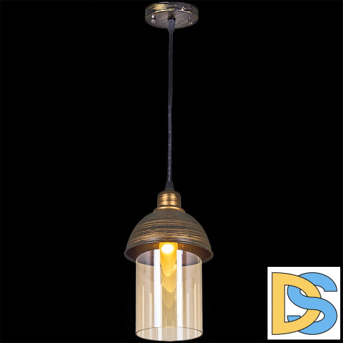 Подвесной светильник Reluce 03356-0.4-01 BK+GD