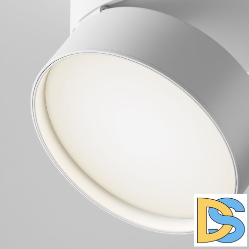 Трековый однофазный светильник Maytoni Onda TR007-1-18W4K-W-1