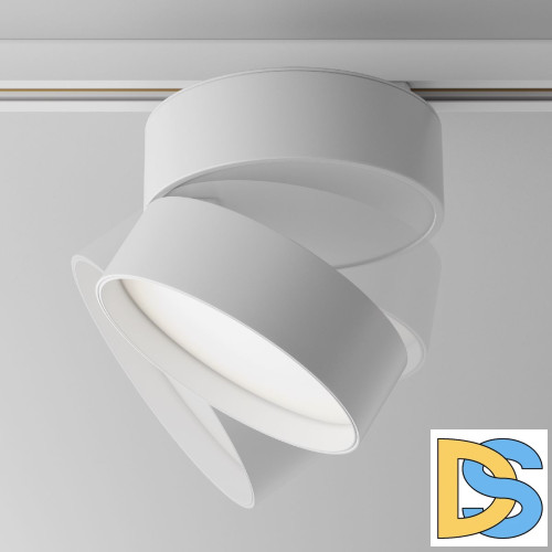 Трековый однофазный светильник Maytoni Onda TR007-1-18W4K-W-1