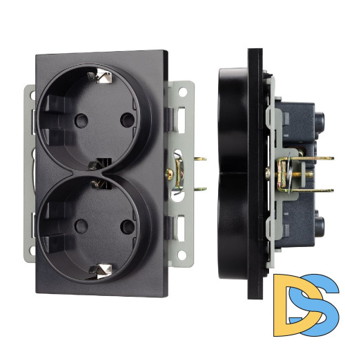 Механизм электрической розетки Arlight SCT-MEUD-PL-BK (250V, 16A) 043765