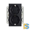Механизм электрической розетки Arlight SCT-MEUD-PL-BK (250V, 16A) 043765