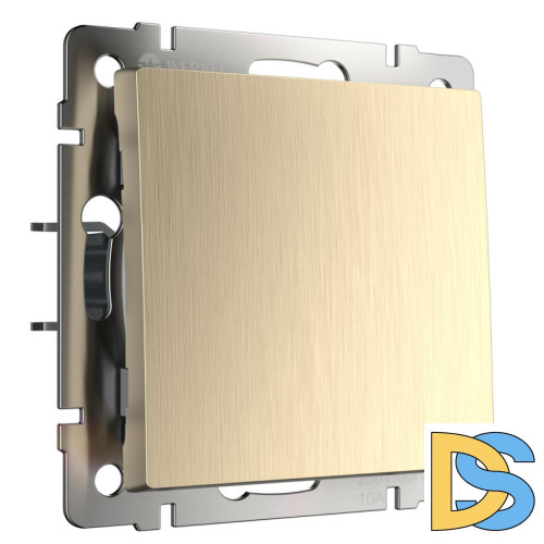 Выключатель одноклавишный Werkel шампань рифленый W1110010 4690389159992