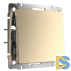 Выключатель одноклавишный Werkel шампань рифленый W1110010 4690389159992