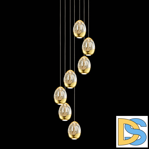 Подвесная люстра DeLight Collection Terrene MD13003023-7A gold