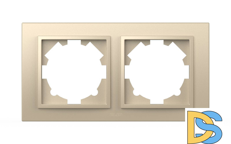 Рамка двухместная ELBI Zena 500-012500-226
