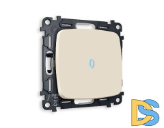 Комплект механизма 1-кл проходного выключателя с подсветкой Ambrella Volt Omega MO322040