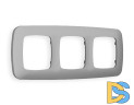 Рамка трехместная Ambrella Volt Ecta OF140503