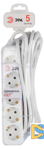 Удлинитель электрический Эра U-5e-5m-3x1,5 Б0044039