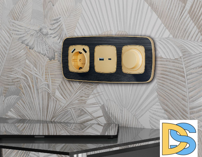 Рамка одноместная Ambrella Volt Coint OF640541