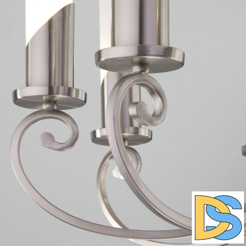 Подвесная люстра Eurosvet 60117/8 никель Smart a050019