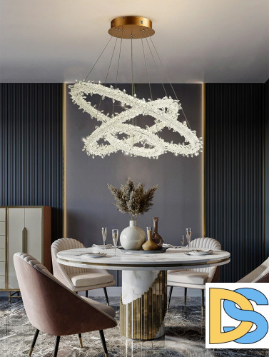 Подвесной светильник Delight Collection MD-012 MD-0120B-40+60+80 gold